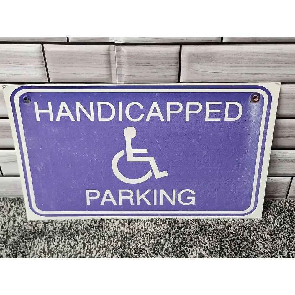 Retired Handicapped Parking sign #A7